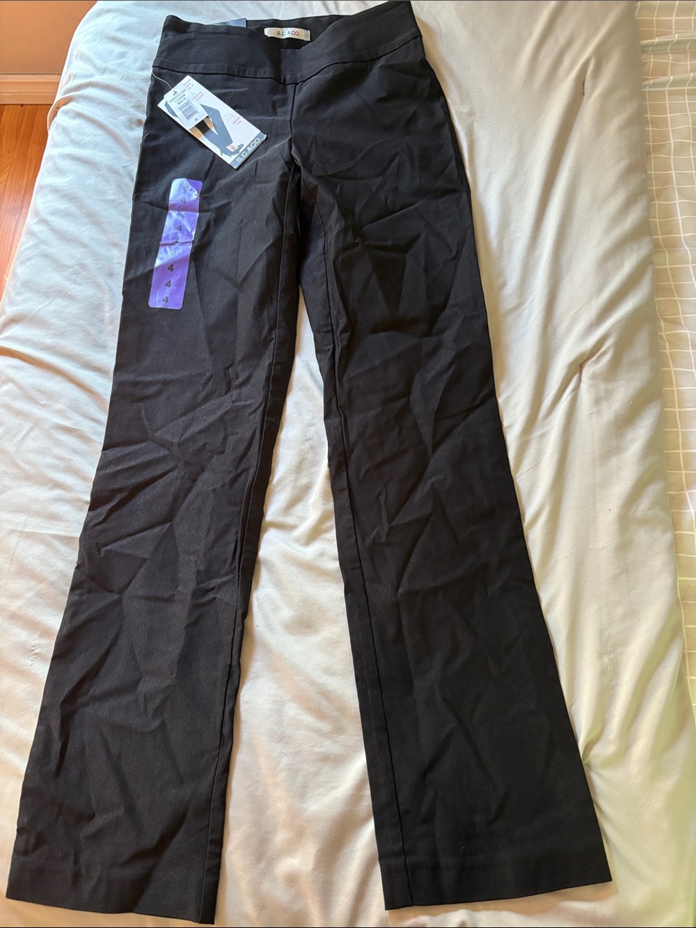 Black Women's Dress Pants - Tailored Flare by